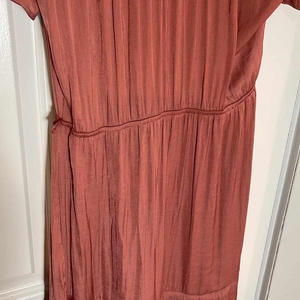 Simply Vera/ Vera Wang women’s copper colored dress size M - Picture 12 of 12